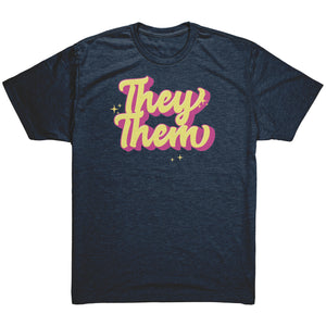 Golden Shine They/Them Non-binary T-shirt - Gemmed Firefly