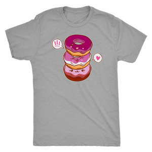 Lesbian Flag Cutie Donuts T-shirt - Gemmed Firefly