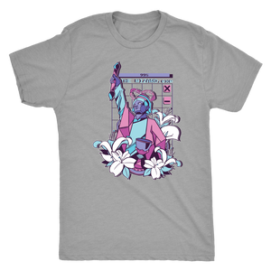 The Magician Tarot in Cyber Vapor T-shirt - Gemmed Firefly