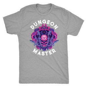 Dungeon Master Dark Skull D20 Rune T-shirt - Gemmed Firefly