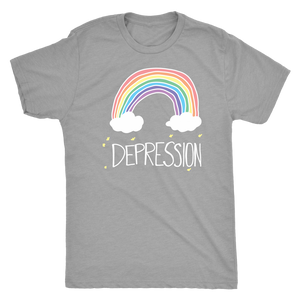 Depression Rainbow Shirt T-shirt - Gemmed Firefly