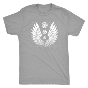D20 Wings of Future Radiance T-shirt - Gemmed Firefly