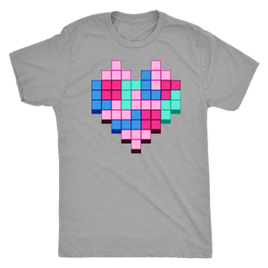 Candy Block Love Heart T-shirt - Gemmed Firefly