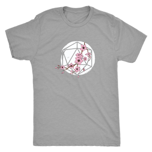 D20 Cherry Blossom T-shirt - Gemmed Firefly
