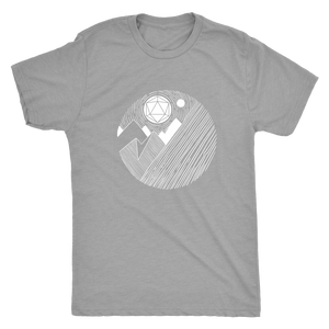 D20 Mountains Majesty T-shirt - Gemmed Firefly