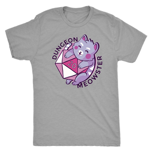 The Dungeon Meowster D20 Cat Shirt T-shirt - Gemmed Firefly