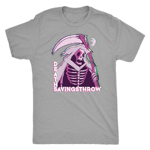 Death Save Glitch Reaper T-shirt - Gemmed Firefly