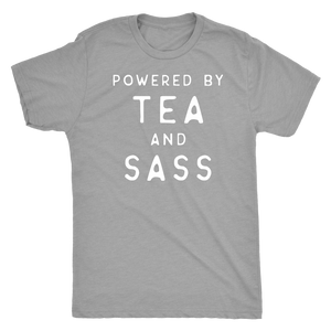 Powered by Tea and Sass T-shirt - Gemmed Firefly