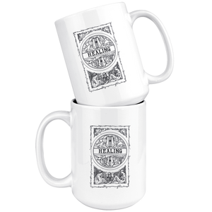 18th Century Healing Seal Charm Mug Drinkware  - Gemmed Firefly