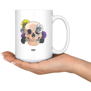 Nonbinary Necromancy Mug Drinkware - Gemmed Firefly