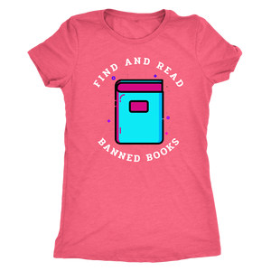 Find and Read Banned Books Shirt T-shirt - Gemmed Firefly