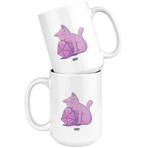 Glitch Cat Mug Drinkware - Gemmed Firefly