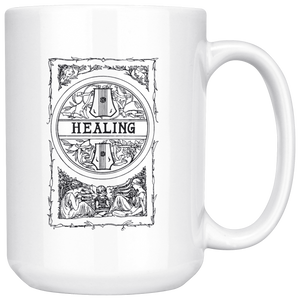 18th Century Healing Seal Charm Mug Drinkware - Gemmed Firefly