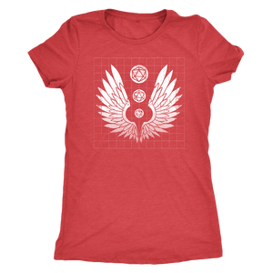 D20 Wings of Future Radiance T-shirt - Gemmed Firefly