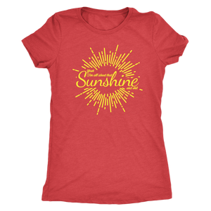 All About That Sunshine and Shit T-shirt - Gemmed Firefly