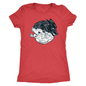 Two Wolves to Feed T-shirt - Gemmed Firefly