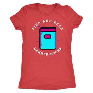 Find and Read Banned Books Shirt T-shirt - Gemmed Firefly