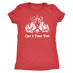 Open to Demon Pacts T-shirt - Gemmed Firefly