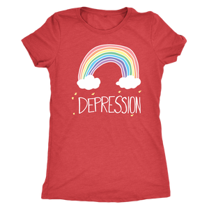 Depression Rainbow Shirt T-shirt - Gemmed Firefly
