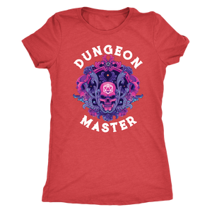 Dungeon Master Dark Skull D20 Rune T-shirt - Gemmed Firefly