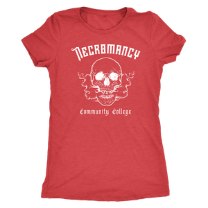 Necromancy Community College T-shirt - Gemmed Firefly