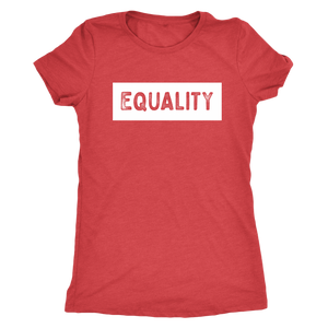 Equality Stencil Text T-shirt - Gemmed Firefly
