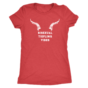Bisexual Tiefling Vibes T-shirt - Gemmed Firefly
