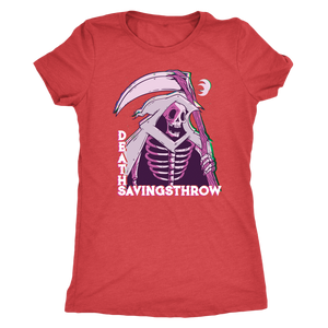 Death Save Glitch Reaper T-shirt - Gemmed Firefly