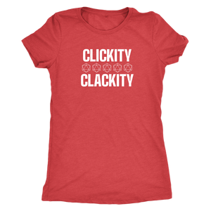 Clickity Clackity T-shirt - Gemmed Firefly