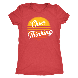 Overthinking Retro Sun T-shirt - Gemmed Firefly