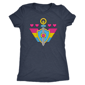 Pansexual Paladin (Badge Only) T-shirt - Gemmed Firefly