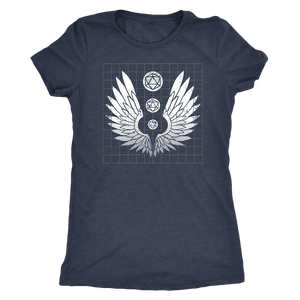 D20 Wings of Future Radiance T-shirt - Gemmed Firefly