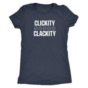 Clickity Clackity T-shirt - Gemmed Firefly