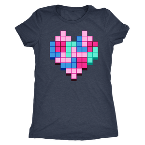 Candy Block Love Heart T-shirt - Gemmed Firefly