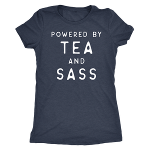Powered by Tea and Sass T-shirt - Gemmed Firefly