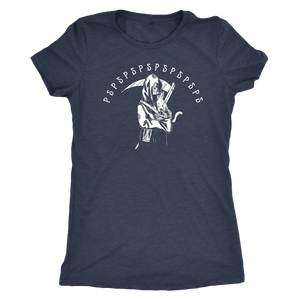 Reaper Kitty PSPSPSPSP T-shirt - Gemmed Firefly