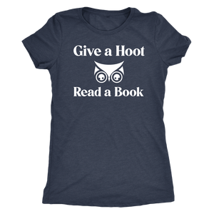 Give A Hoot Read A Book Shirt T-shirt - Gemmed Firefly