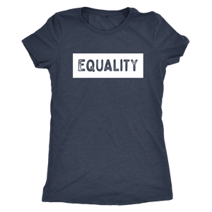 Equality Stencil Text T-shirt - Gemmed Firefly