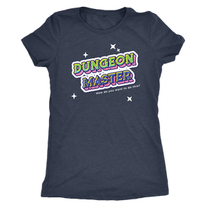 Dungeon Master Retro Title T-shirt - Gemmed Firefly
