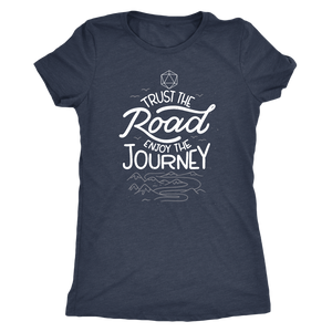 Trust the Road, Enjoy the Journey T-shirt - Gemmed Firefly