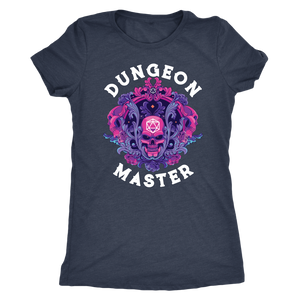 Dungeon Master Dark Skull D20 Rune T-shirt - Gemmed Firefly