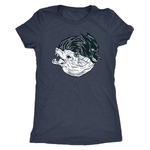 Two Wolves to Feed T-shirt - Gemmed Firefly