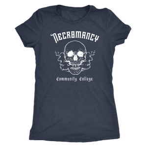 Necromancy Community College T-shirt - Gemmed Firefly