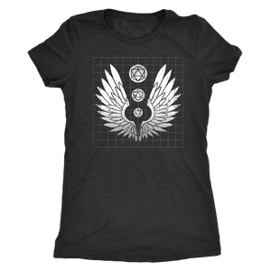 D20 Wings of Future Radiance T-shirt - Gemmed Firefly