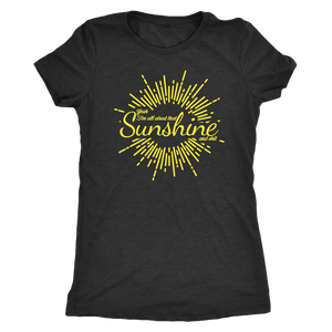 All About That Sunshine and Shit T-shirt - Gemmed Firefly