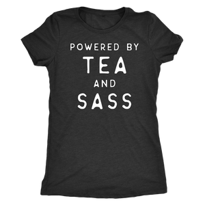 Powered by Tea and Sass T-shirt - Gemmed Firefly