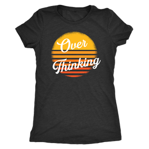 Overthinking Retro Sun T-shirt - Gemmed Firefly
