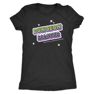 Dungeon Master Retro Title T-shirt - Gemmed Firefly