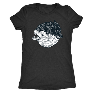 Two Wolves to Feed T-shirt - Gemmed Firefly