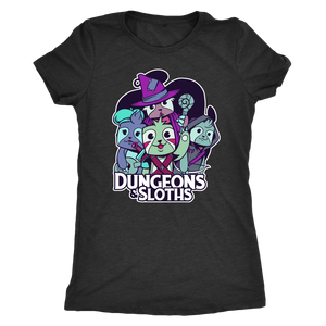 Dungeons and Sloths T-shirt - Gemmed Firefly